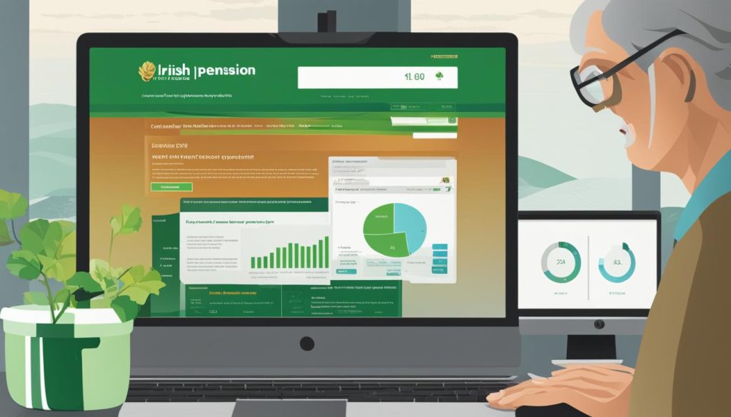 Irish state pension system