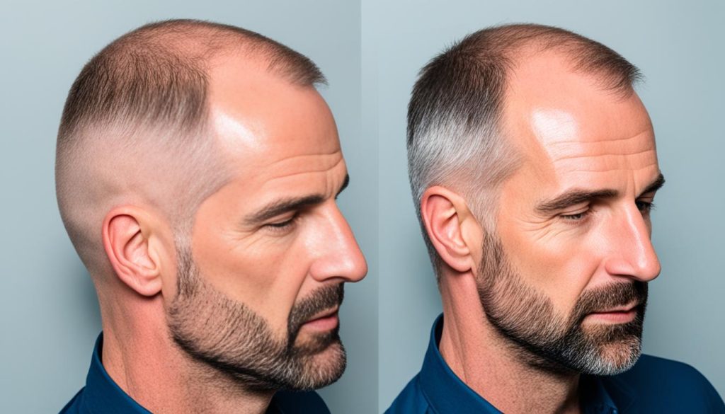 hair transplant before and after